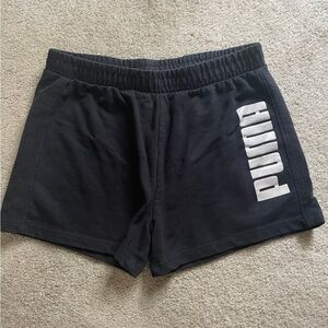 PUMA Kids Black Athletic Shorts